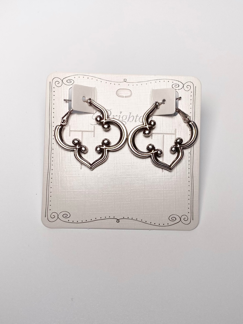 Brighton Toledo Hoop Earrings With Tag and Pouch Style JE8282 - Captivating!